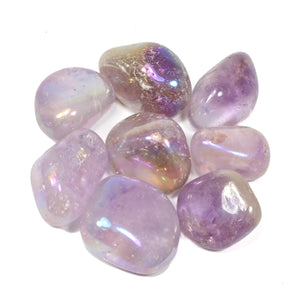 Aura Rose Quartz Tumble