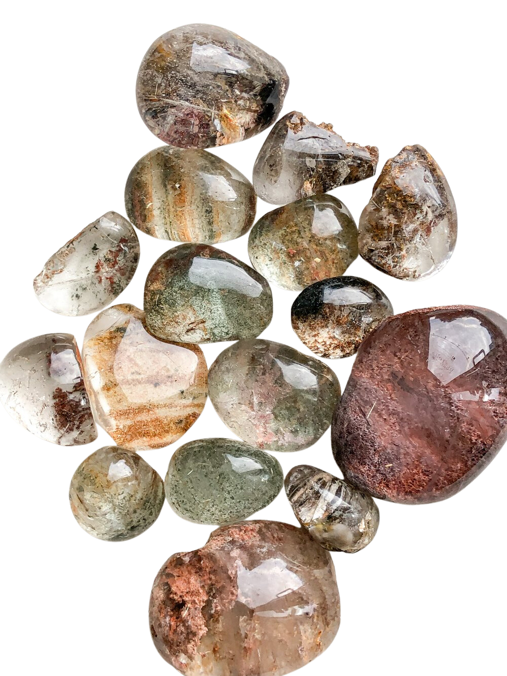 Garden Quartz Tumble (Lodalite)