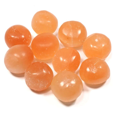Orange Selenite Tumble