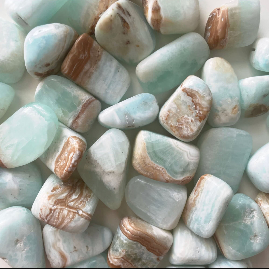 Caribbean Calcite Tumble, Lg.